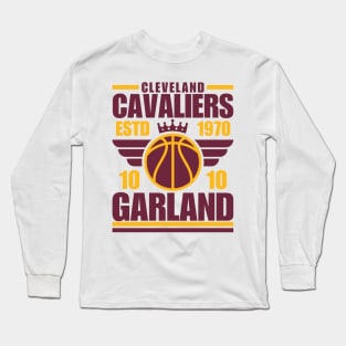 Cleveland Cavaliers Garland 10 Basketball Retro Long Sleeve T-Shirt